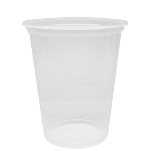 Bubble Tea Cups 30oz PP Flat Rim Extra Wide Cold Cups (120mm) - 500 count-Karat