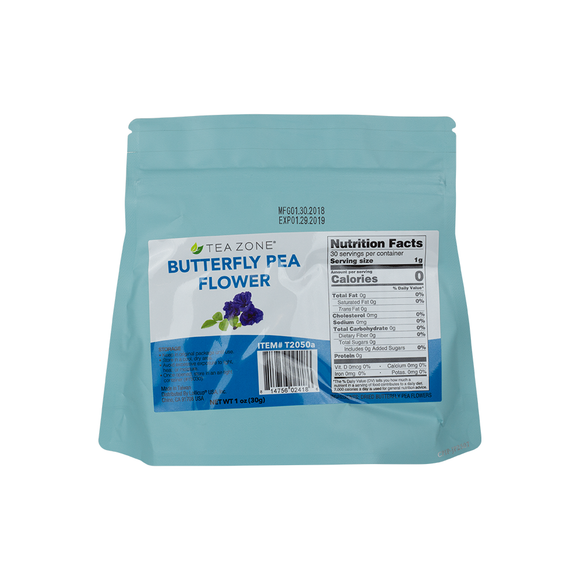 Butterfly Pea Flower Tea Case by Tea Zone - 10 bags (30 g/1 oz.)-Tea Zone