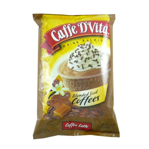 Caffe D'Vita Coffee Latte Blended Ice Coffee (3.5 lbs)-Caffe D'Vita