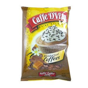 Caffe D'Vita Toffee Coffee Latte Blended Ice Coffee (3.5 lbs)-Caffe D'Vita