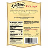 Cane Sugar DaVinci Syrup Bottle - 750mL-DaVinci Gourmet