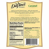 Caramel Flavored Natural DaVinci Syrup Bottle - 700mL-DaVinci Gourmet