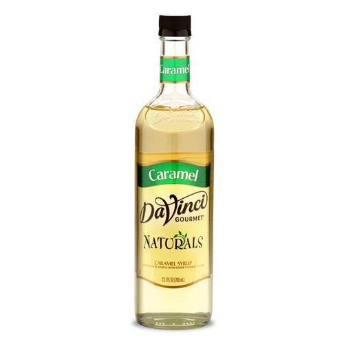 Caramel Flavored Natural DaVinci Syrup Bottle - 700mL-DaVinci Gourmet