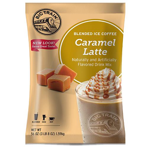 Caramel Latte Blended Ice Coffee - Big Train Mix - Bag 3.5 pounds-Big Train