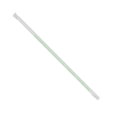 Clear PLA Straws - Karat Earth 10.25" Giant PLA Straws (7mm) Paper Wrapped - Clear - 1200 ct-Karat