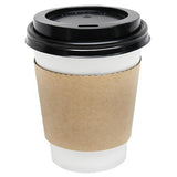 Coffee Sleeves - 8oz Traditional Cup Jackets - Kraft - 1,000 ct-Karat
