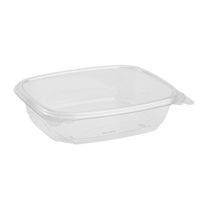 Compostable 24oz Hinged Deli Containers - Eco-Friendly Large Hinged Deli Boxes - 200 count-Karat