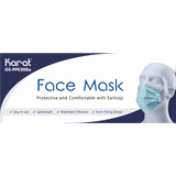Face Mask with Elastic Ear Loops, 3-Ply - 50 Bulk Face Masks-Karat