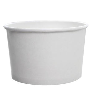 Custom Printed Paper Food Containers - 20oz White (127mm) - 30,000 ct-Karat