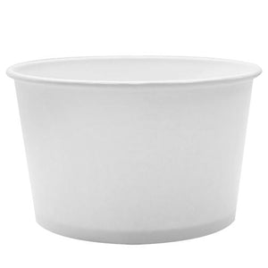 Custom Printed Paper Food Containers - 28oz White (142mm) - 30,000 ct-Karat