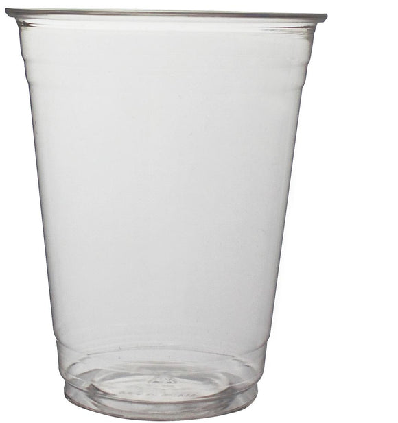 Custom Printed Plastic Cups -- 16oz PET Cold Cups (98mm) - 50,000 ct, Coffee Shop Supplies, Carry Out Containers