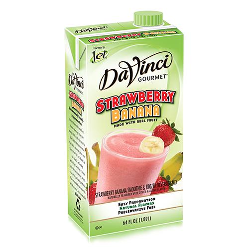 DaVinci Strawberry Banana Fruit Smoothie Mix (64oz)-DaVinci Gourmet