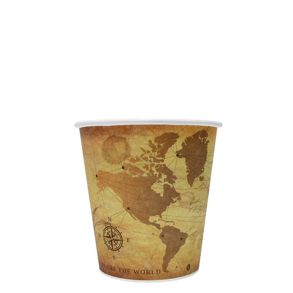 Disposable Coffee Cups - 10oz Paper Hot Cups - Atlas (90mm) - 1,000 ct-Karat