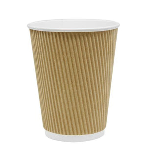 12 oz. Ripple Wall Paper Coffee Cups