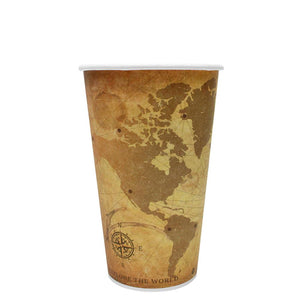 Disposable Coffee Cups - 16oz Paper Hot Cups - Atlas (90mm) - 1,000 ct-Karat