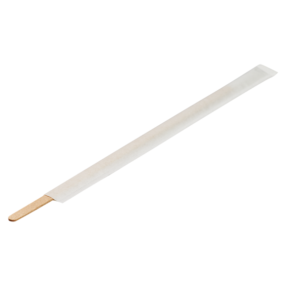 Wrapped Wood Stirrers - Karat Earth 7.5 Wooden Stir Sticks - 5000 ct