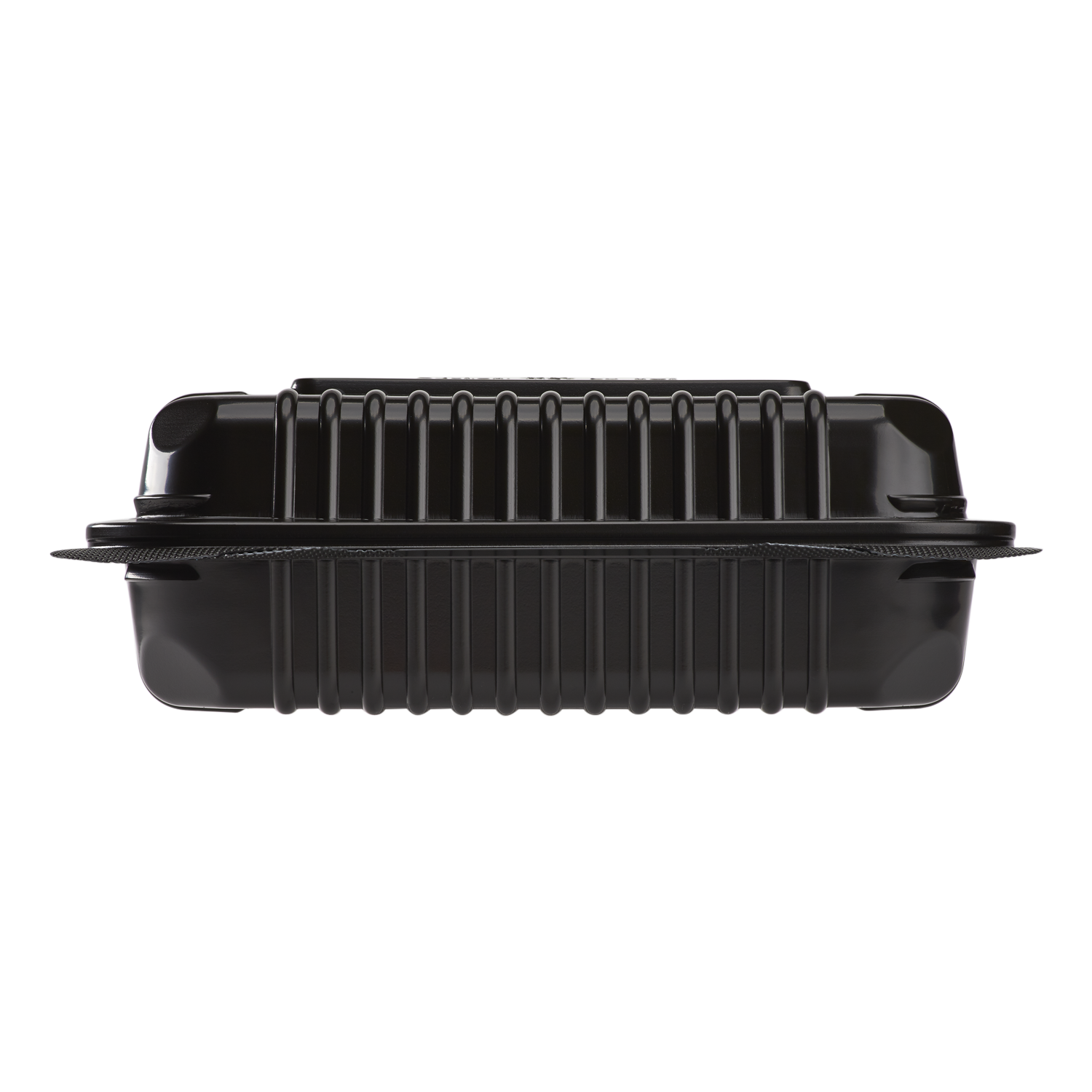 9 x 6-1/2 rectangular clamshell hinged lid plastic take-out container -  TG-PM-96 – Gator Chef Restaurant Equipment & Supplies
