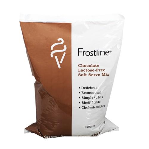 Frostline Pink Cotton Candy Soft Serve Ice Cream Mix 6 lb. - 6/Case
