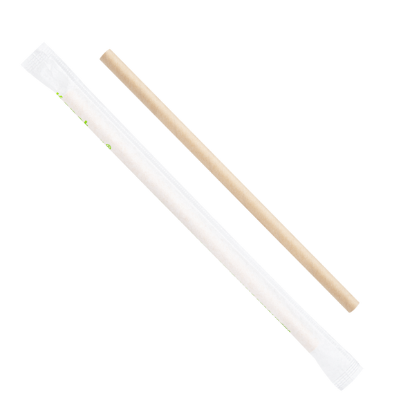 Compostable Paper Straws - 7.75