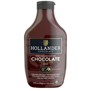 Hollander Sweet Ground Dutched Chocolate Sauce (14 fl oz)-Hollander