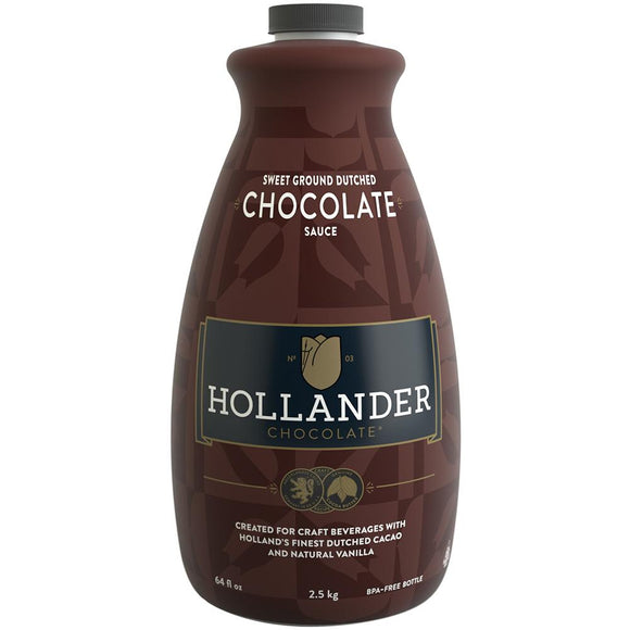 Hollander Sweet Ground Dutched Chocolate Sauce (64 fl oz)-Hollander