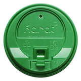 Karat 10-24oz Enclosure Lids - Green (90mm) - 1,000 ct-Karat