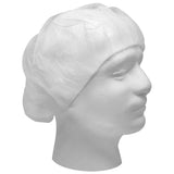 Karat 21" Bouffant Cap / Hair Net - White - 1,000 ct-Karat