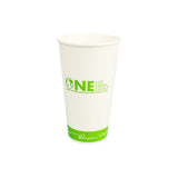 Karat Earth 32oz Eco-Friendly Paper Cold Cups - One Cup, One Earth - 104.5mm - 600 ct-Karat