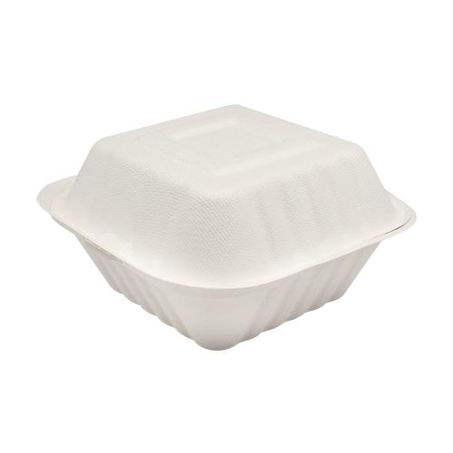Compostable Clamshell Take Out Food Container 6x9x3 – EcoQuality Store