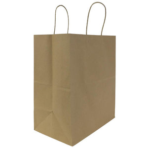 Karat Malibu (Large) Paper Shopping Bags - Kraft - 250 ct-Karat