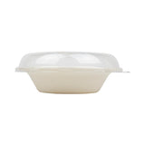Karat PET Dome Lid for 24 oz. Bagasse Bowls - 200 ct-Restaurant Supply Drop