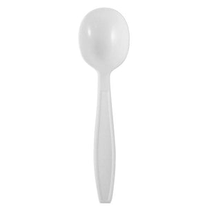 Karat PP Extra Heavy Weight Soup Spoons - White - 1,000 ct-Karat