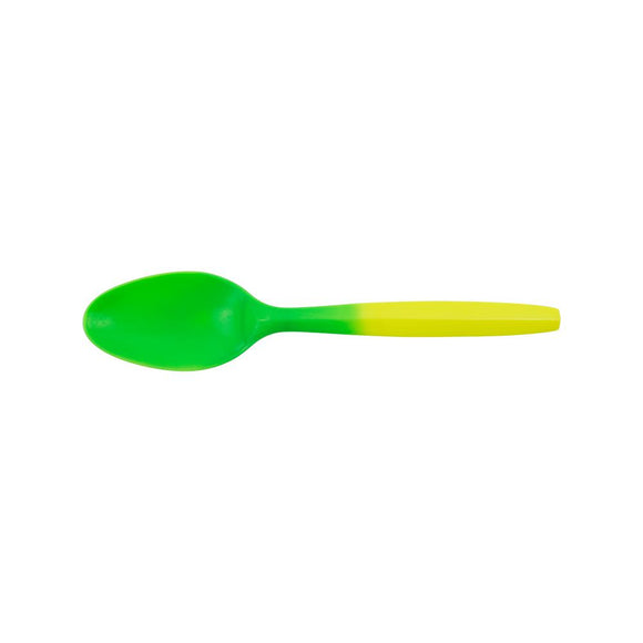 Karat PP Medium Weight Color Changing Tea Spoons - Yellow to Green - 1,000 ct-Karat