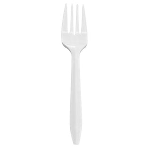 Karat PP Medium Weight Forks - White - 1,000 ct-Karat