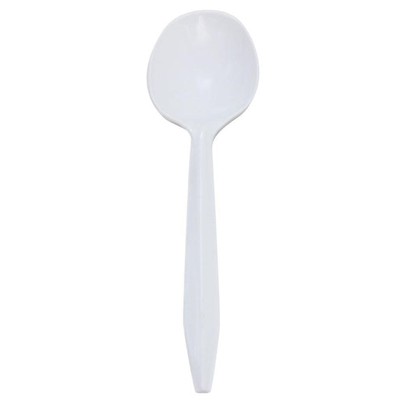 Karat PP Medium Weight Soup Spoons Bulk Box - White - 1,000 ct-Karat