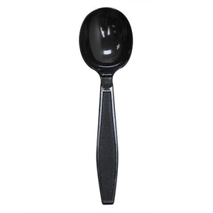 Karat PS Extra Heavy Weight Soup Spoons - Black - 1,000 ct-Karat