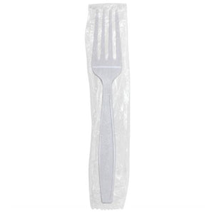 Karat PS Heavy Weight Forks - White - Wrapped - 1,000 ct-Karat