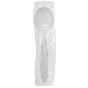 Karat PS Heavy Weight Soup Spoons - White - Wrapped - 1,000 ct-Karat