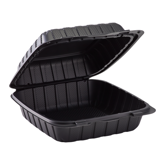 Large Black Take Out Containers - 8