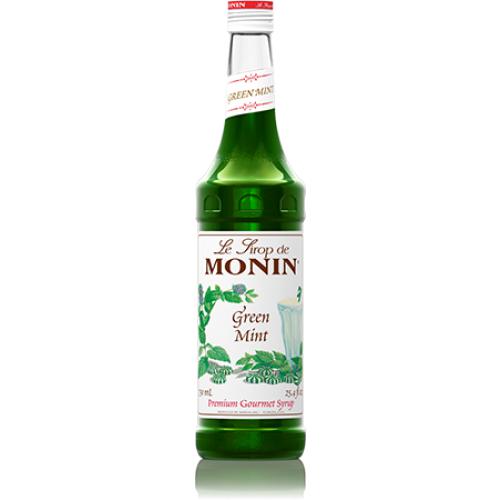 Monin Green Mint Syrup Bottle - 750ml-monin