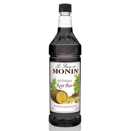Monin Old Fashion Root Beer Syrup Bottle - 1 Liter-monin