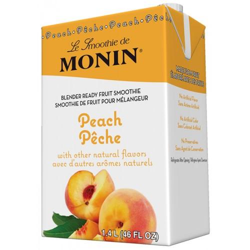 Monin Peach Fruit Smoothie Mix (46oz)-monin