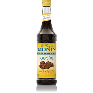 Monin Sugar Free Chocolate Syrup Bottle - 750ml-monin