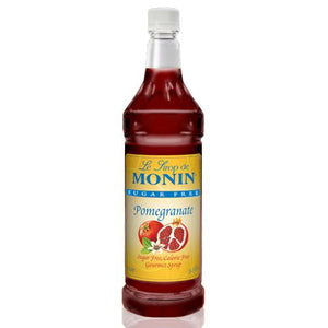 Monin Sugar Free Pomegranate Syrup Bottle - 1 Liter-monin