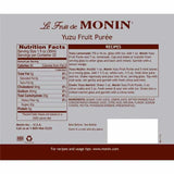 Monin Yuzu Fruit Pure (1L)-monin