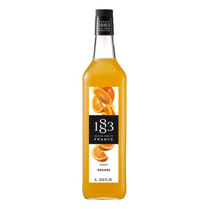 Orange Syrup 1883 Maison Routin - 1 Liter Bottle-1883 Maison Routin