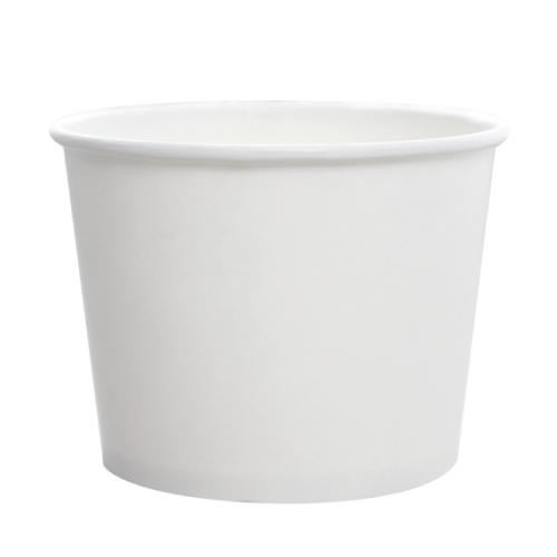 Paper Food Containers - 16oz Food Containers - White (112mm) - 1000 ct-Karat
