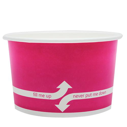 Paper Food Containers - 20oz Food Containers - Pink (127mm) - 600 ct-Karat