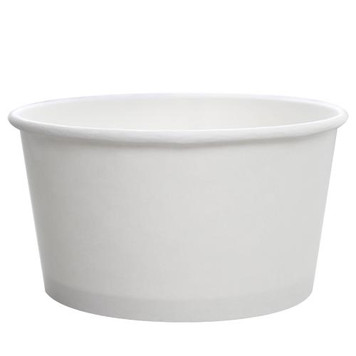 Paper Food Containers - 24oz Food Containers - White (142mm) - 600 ct, Coffee Shop Supplies, Carry Out Containers