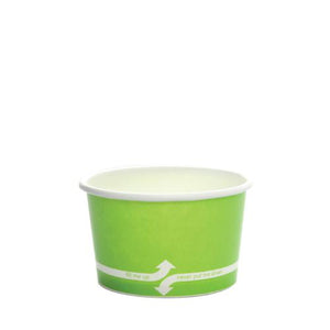 Paper Food Containers - 4oz Food Containers - Green (76mm) - 1,000 ct-Karat
